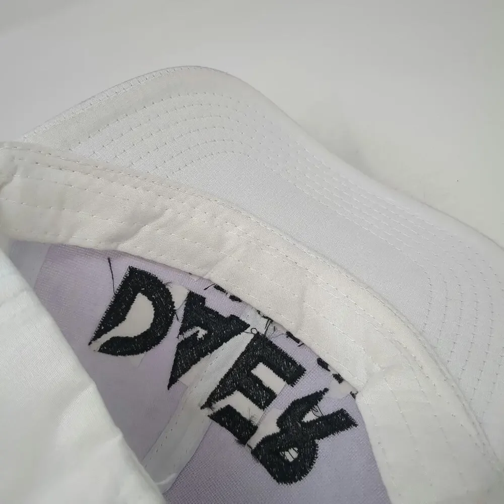 DAER Dayclub Embroidered Baseball Cap White One Size Strapback Adjustable Hat